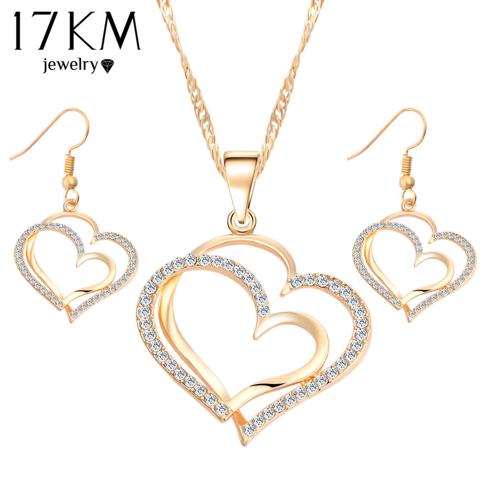 Heart Pattern-Jewellery Set