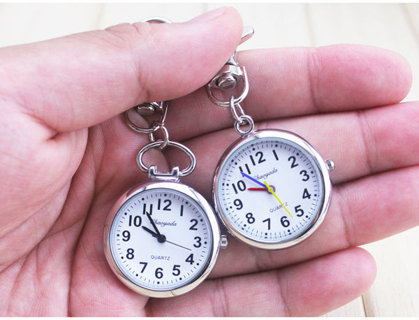 Pocket Fob Watch with Key Chain