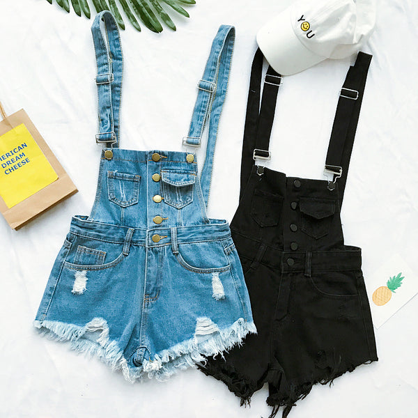 Denim Rompers