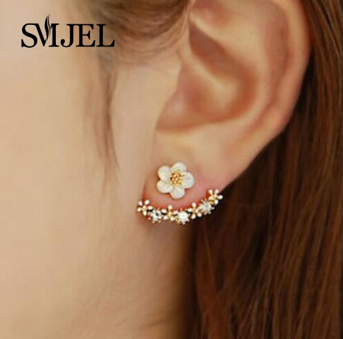 Cute Cherry Blossoms Flower Stud Earrings for Women