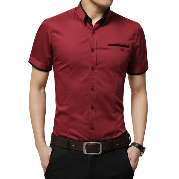 Business Shirt with Short Sleeves