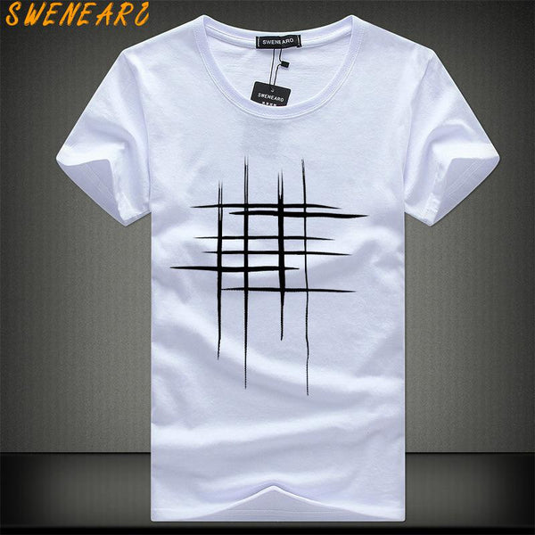 Creative Design Printed Cotton T-Shirt