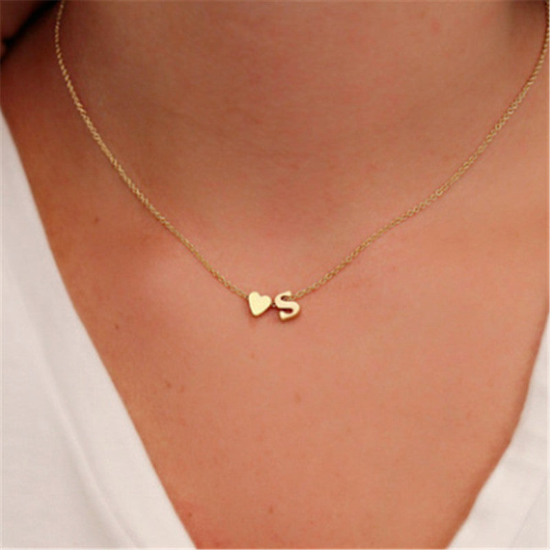 Letter Necklace for Women
