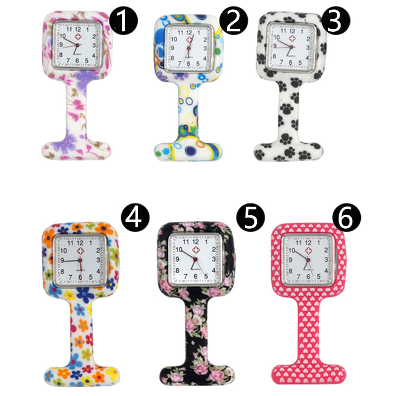 Square Pocket Fob Watch