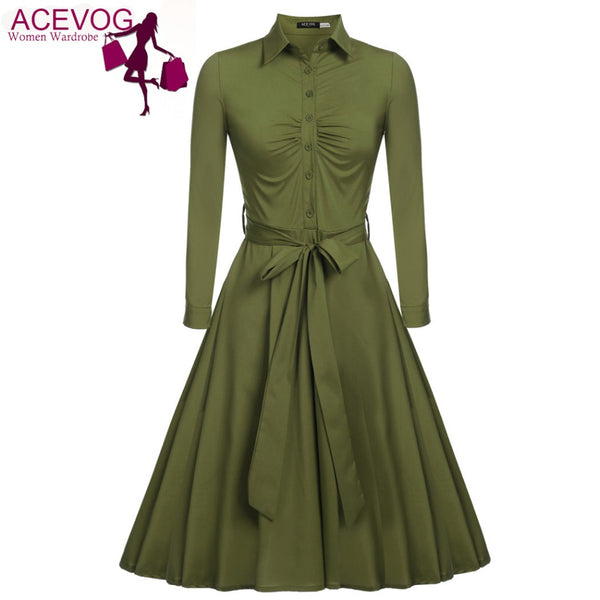 Casual Shirt Dress for Women