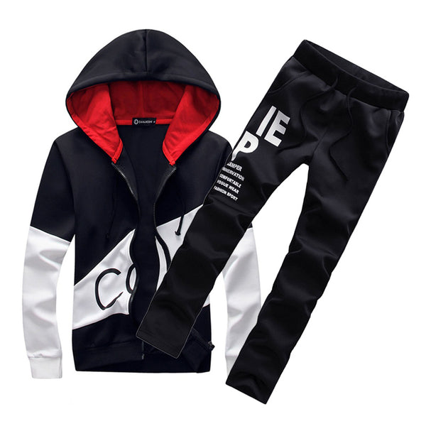 Letter Printed Men's Set