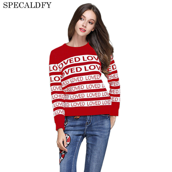 Letter Printed Sweater