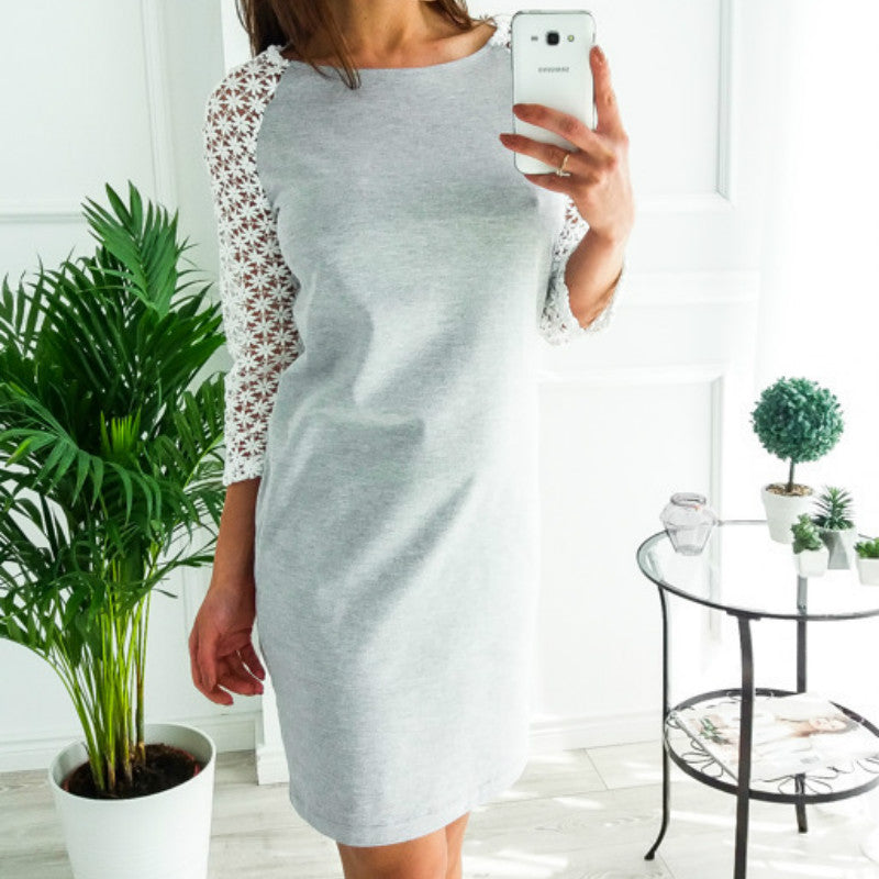 Hollow Out Mini Dress