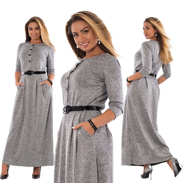 Long Sleeved Maxi Dress
