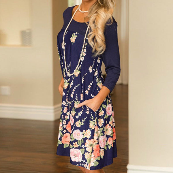 Winter Pocket Dress for Women