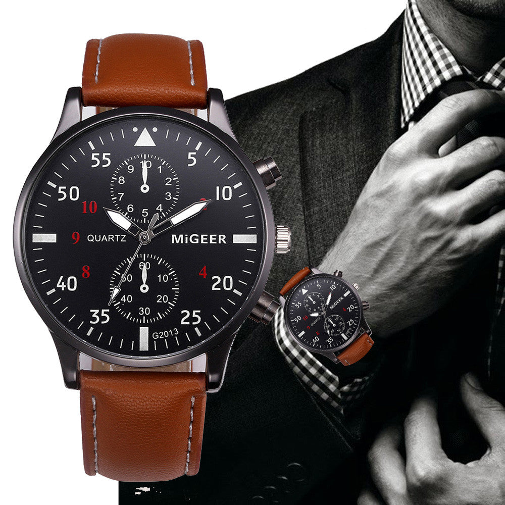 Retro Design Leather Watch
