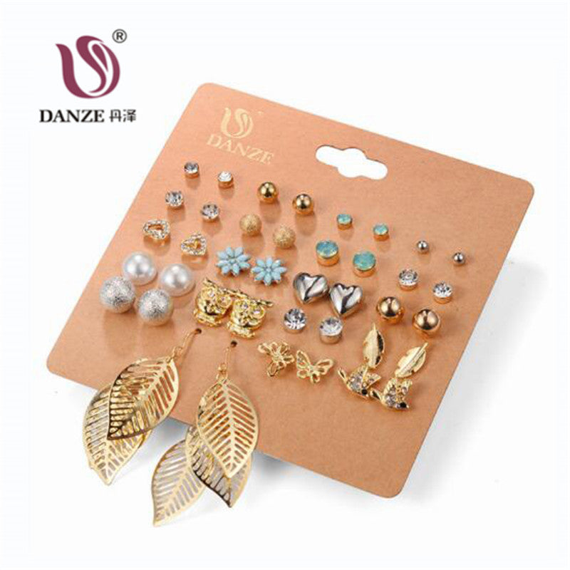 Stud Earrings Set For Women