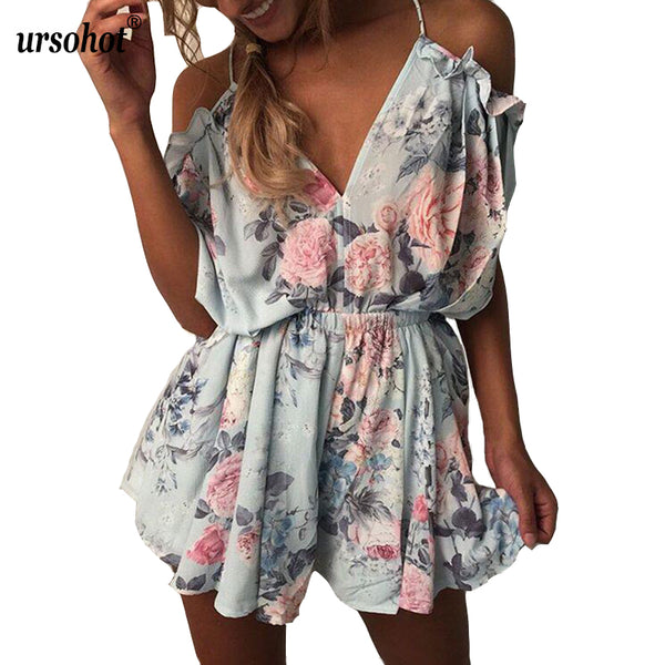 Floral Printed Rompers