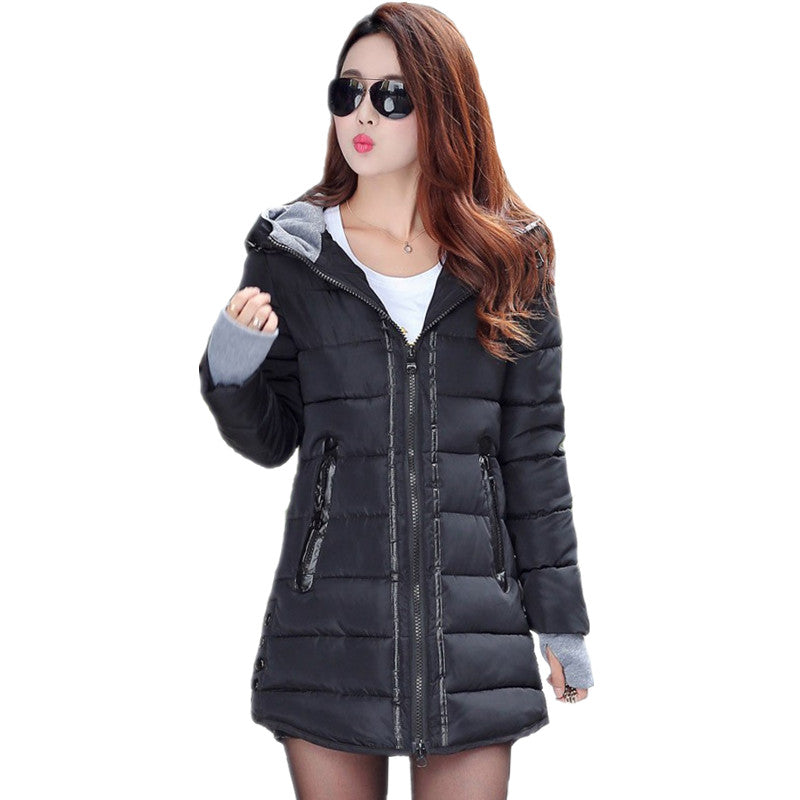 Candy Color Cotton Padded Jacket