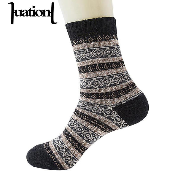 Striped Cashmere Socks