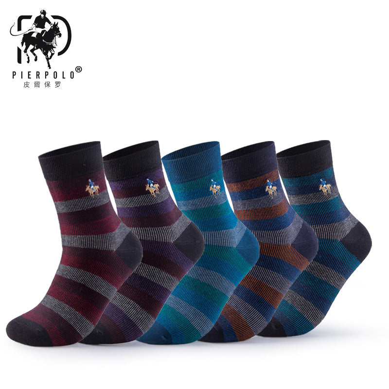 Embroidered Male Socks