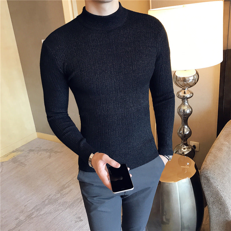 Half High Collar Sweater